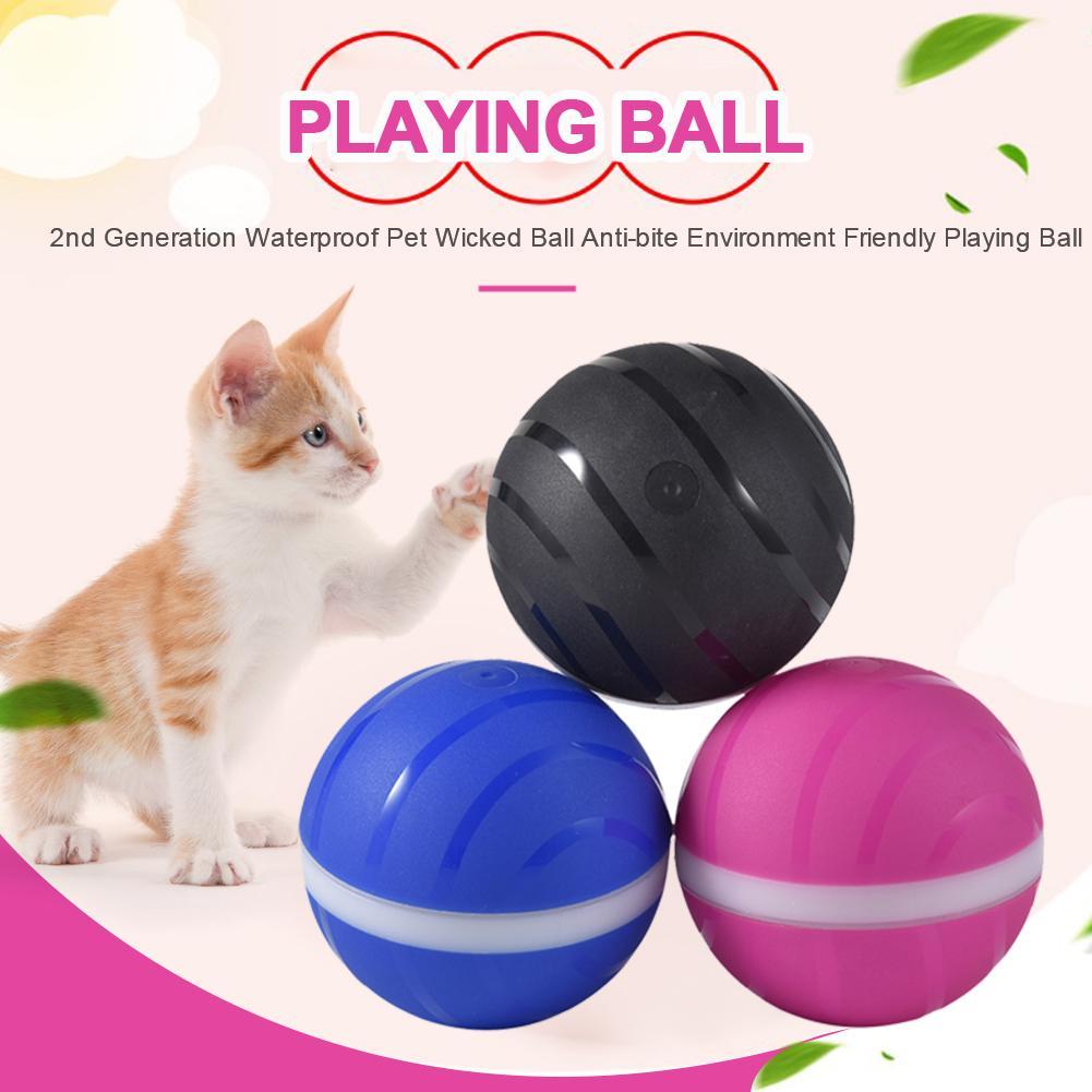 LED Rolling Flash Ball – Interactive Pet Toy 🐾✨