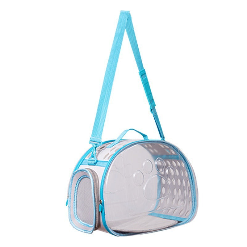 Pet Cat Transparent Space Capsule Backpack – Stylish & Breathable Travel Carrier! 🐱🎒✨