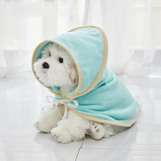 Microfiber Pet Quick-Drying Bathrobe – Soft & Absorbent! 🐶🐱🛁✨