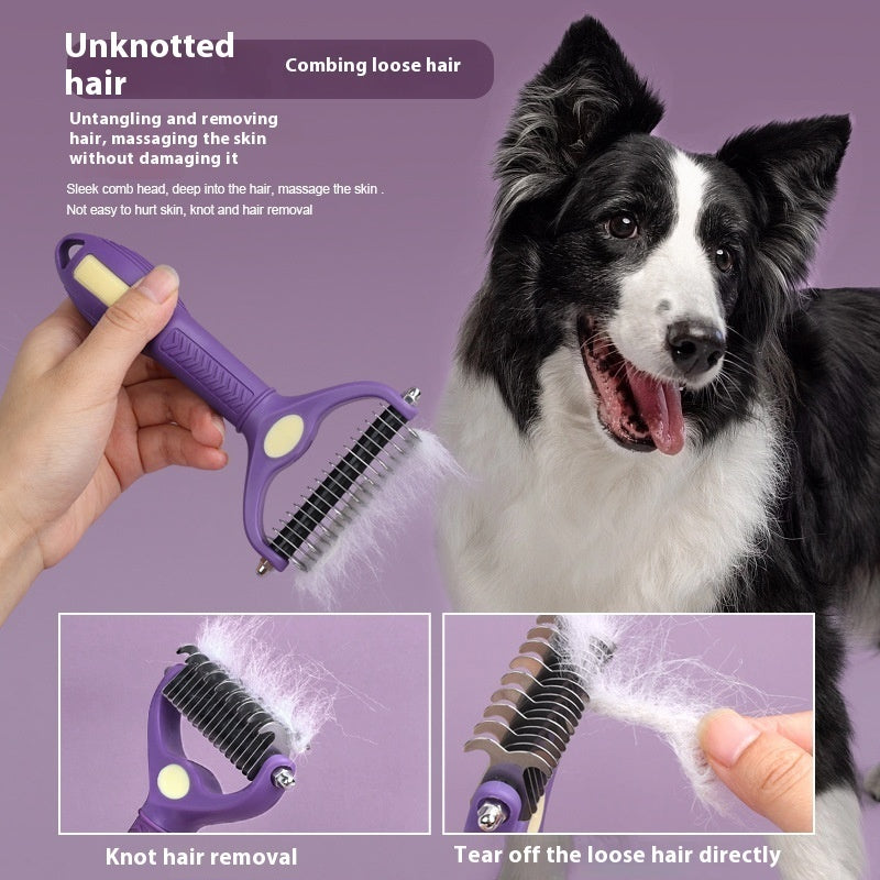 Knot Untying Pet Comb – Perfect for Cats & Dogs! 🐶🐱✨