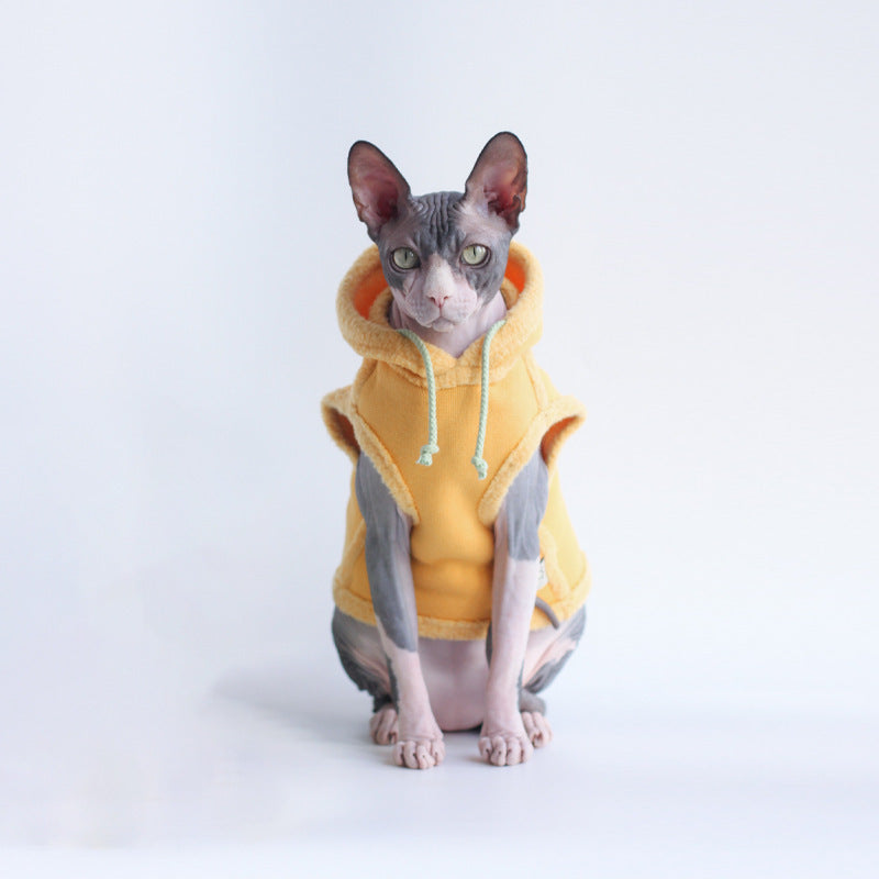 Pet Fleece Hooded Sweater – Warm & Cozy for Autumn & Winter! 🐶🐱❄️✨