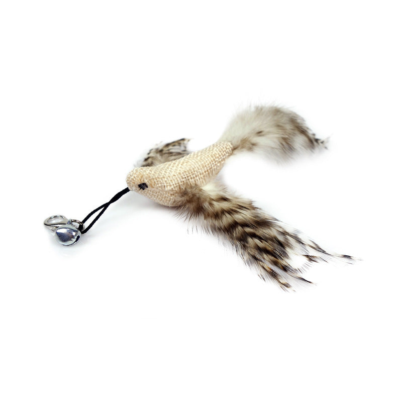 Tian Tian Bird Feather Cat Toy – Interactive Fun for Cats! 🐱✨🎣