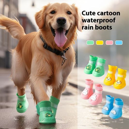 Waterproof Dog Shoes – Anti-Drop & Anti-Dirt Booties 🐾🌦️