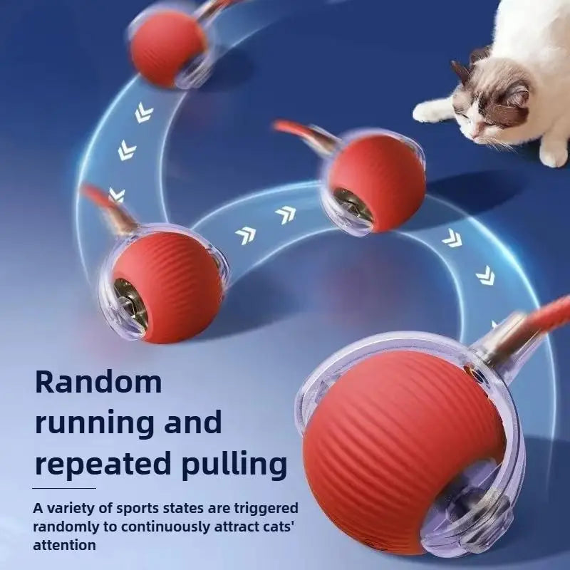 Interactive Automatic Rolling Ball – The Ultimate Playtime Companion for Your Cat! 🐱⚡