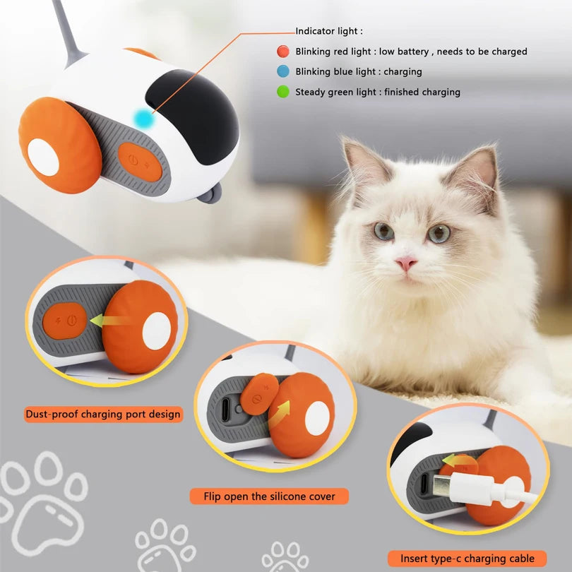 Smart Gravity Cat & Dog Toy – Interactive Moving Mouse Car 🚗🐾