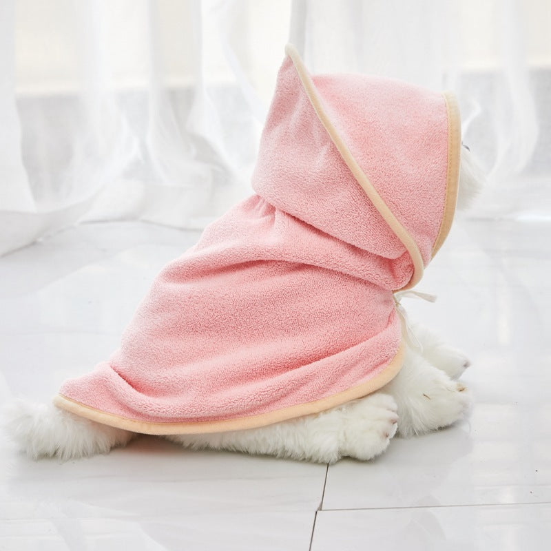 Microfiber Pet Quick-Drying Bathrobe – Soft & Absorbent! 🐶🐱🛁✨