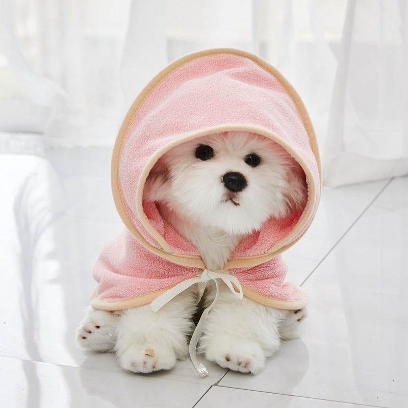 Microfiber Pet Quick-Drying Bathrobe – Soft & Absorbent! 🐶🐱🛁✨