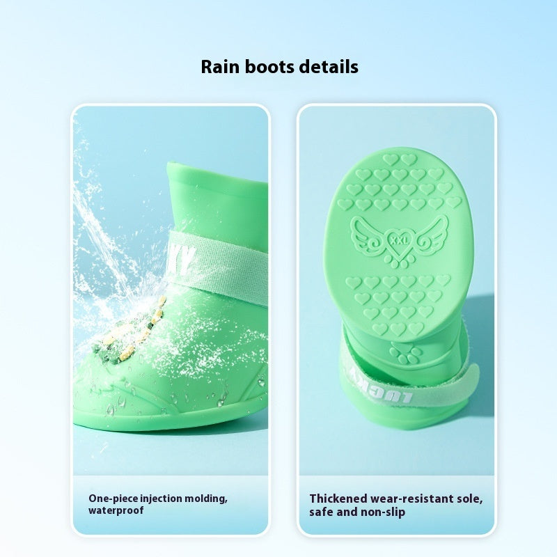 Waterproof Dog Shoes – Anti-Drop & Anti-Dirt Booties 🐾🌦️