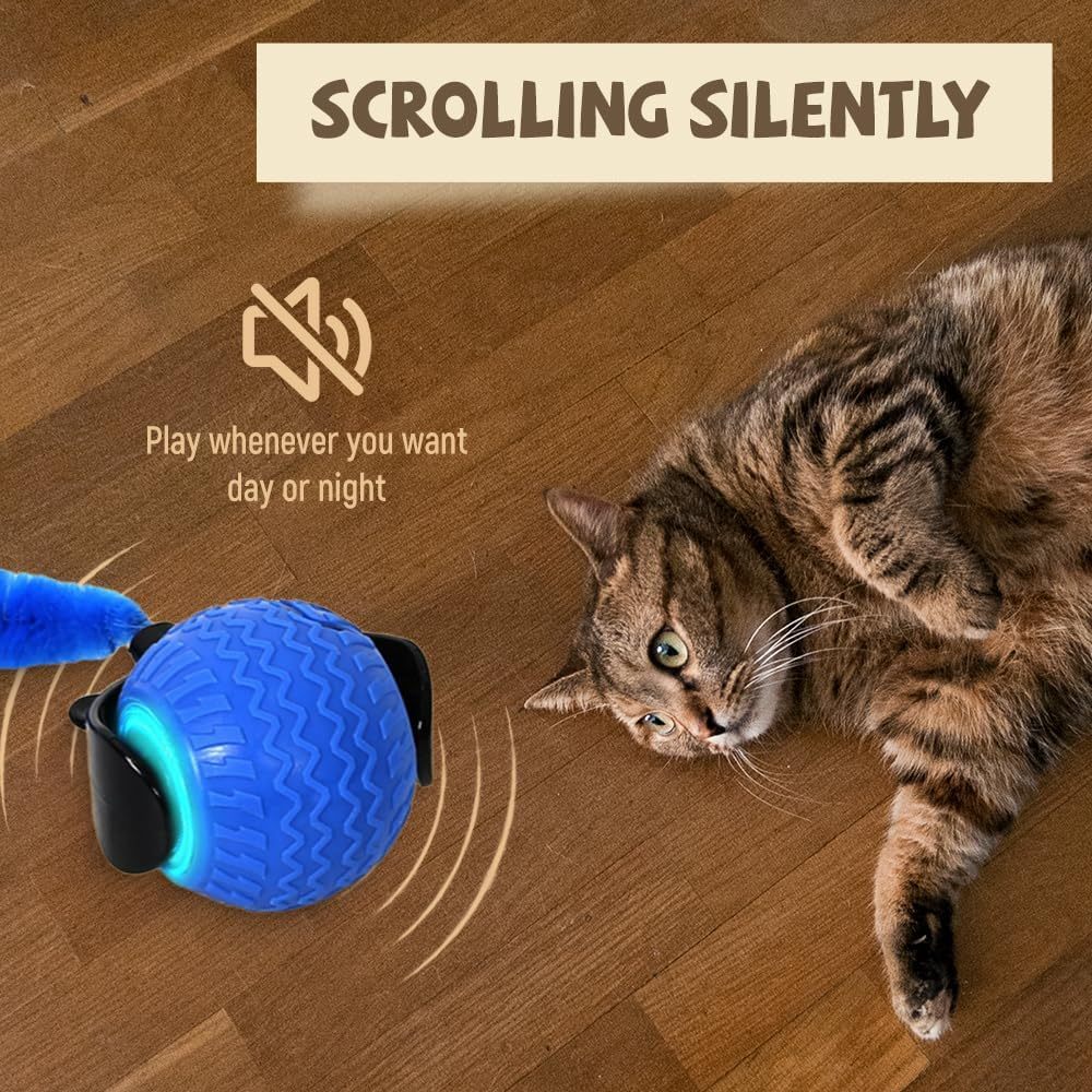 Interactive Smart Cat Ball – Keeps Your Cat Active & Happy! 🐱🎾