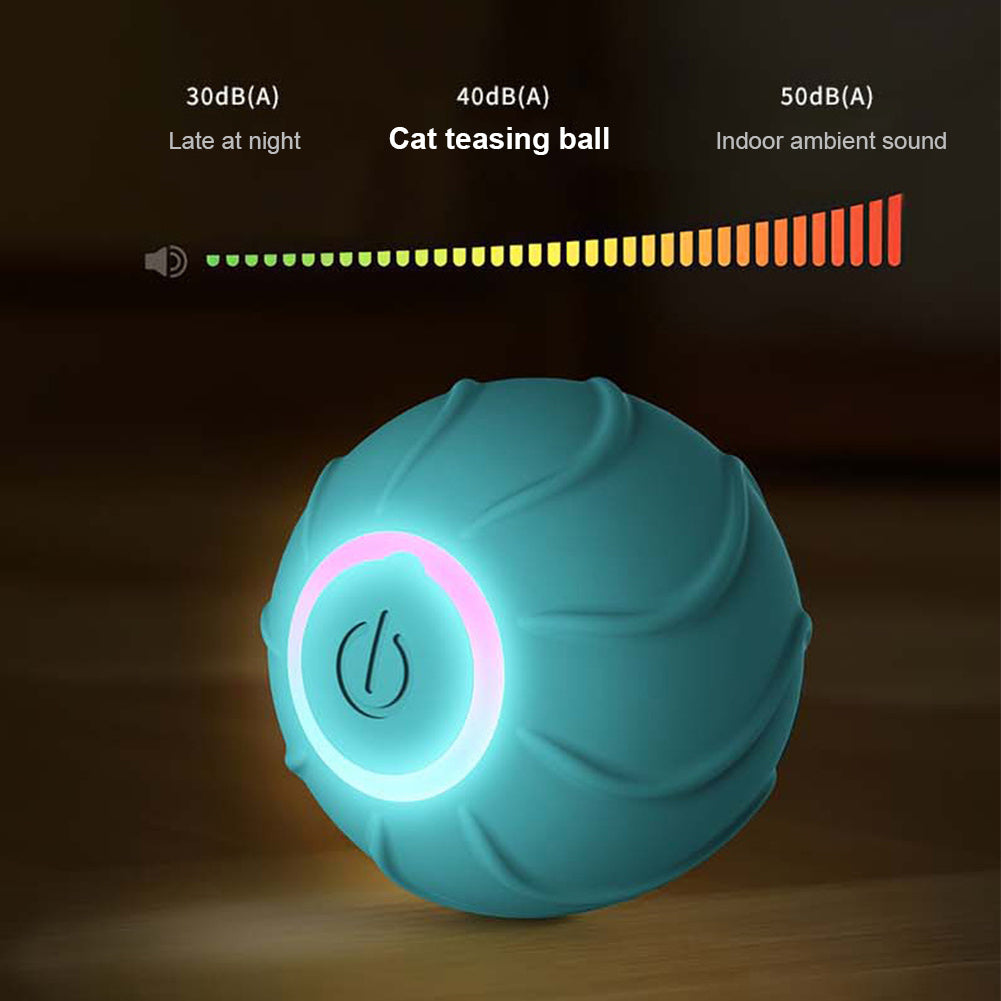 Automatic Bouncing Ball Electric Cat Ball Toys 2cm Funny Jumping Interactive For Cats Training Self-moving Kitten Toy Indoor